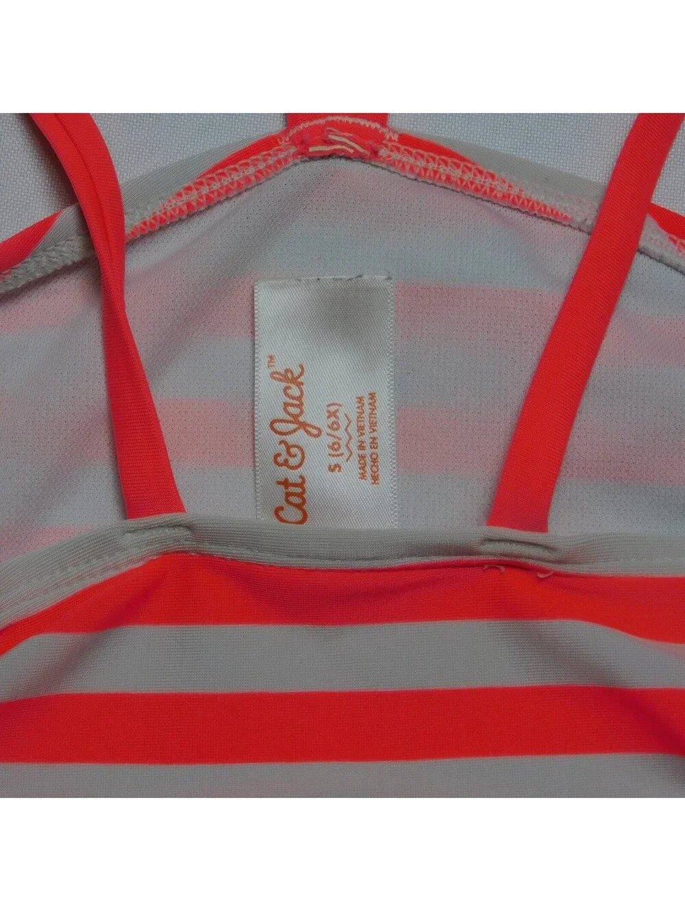 Cat & Jack Girls Flamingo Tankini Swimsuit 2-Piece Pink Size XS (4/5)